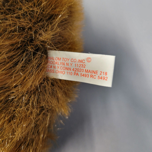 Shalom Toy Co Inc Realistic Safari Monkey Chimp Plush Toy 16" Brown Furry Tagged - Picture 12 of 15